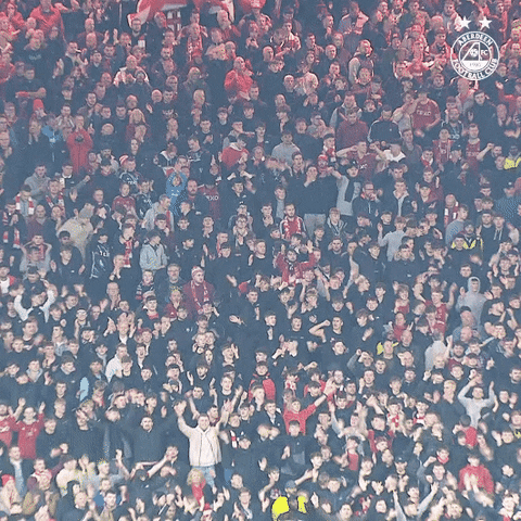 Red Army Clap GIF by Aberdeen Football Club