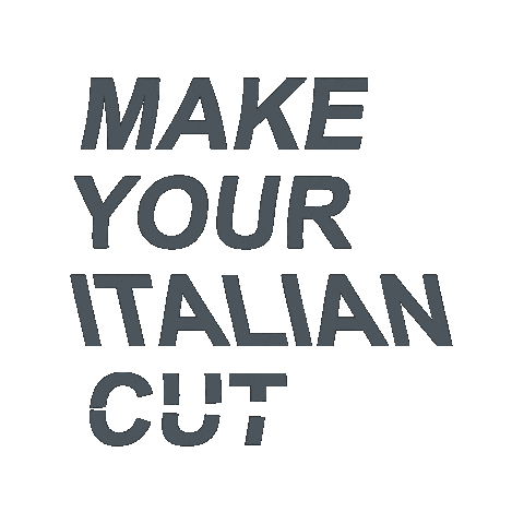 Make Your Italian Cut Sticker by Battipav