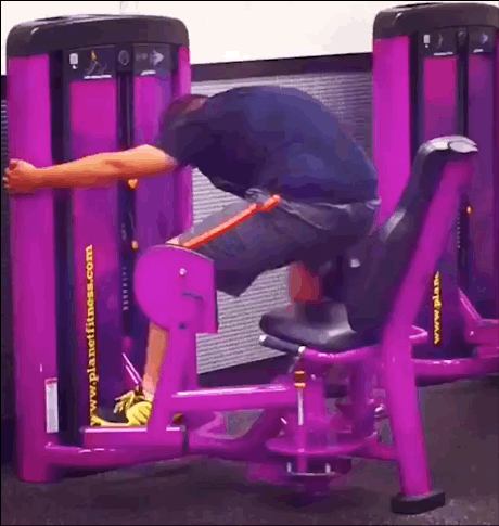 gym fail GIF