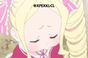 Blushing Re Zero GIF