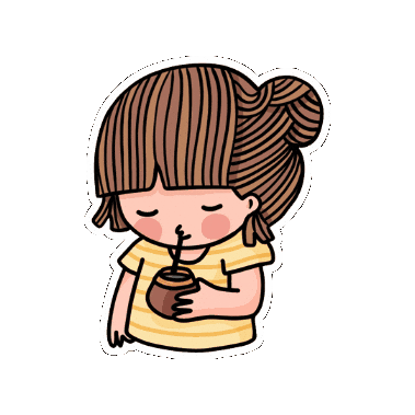 Yerba Mate Girl Sticker