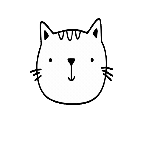 Cat Sticker by Po by Kylo + Rey