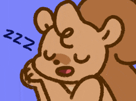 Tired Good Night GIF by Gus And Sunny