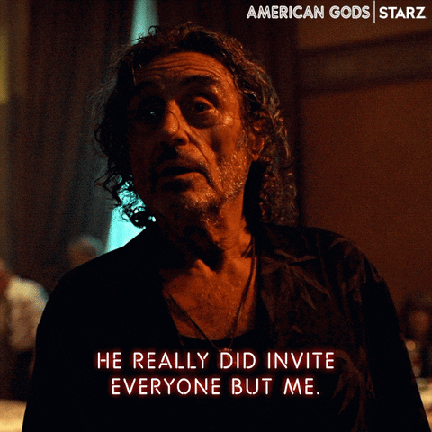 Lonely Ian Mcshane GIF by American Gods