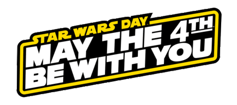 May The Fourth Be With You Sticker by Star Wars for iOS & Android | GIPHY
