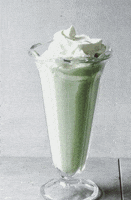 st. patrick's day milkshake GIF