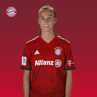Happy Champions League GIF by FC Bayern Women