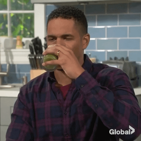 new girl drinking GIF by globaltv