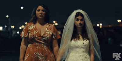shocked aya cash GIF by You're The Worst 