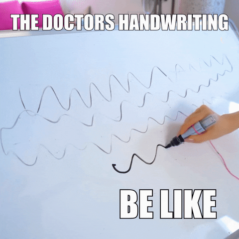 Doctor Handwriting GIF by Wengie