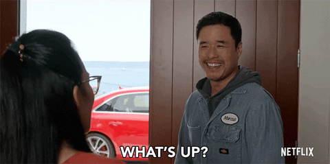 hows it going whats up GIF by NETFLIX