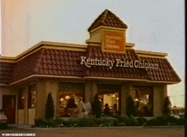 kentucky fried chicken 80s GIF