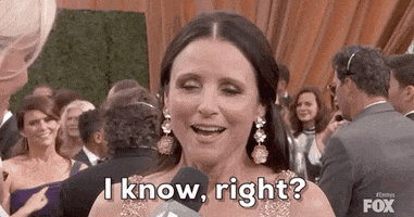 I Know Right Julia Louis Dreyfus GIF by Emmys