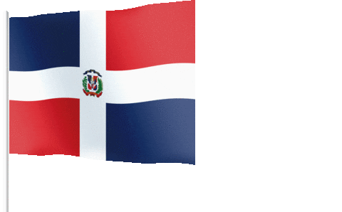 Dominican Republic Flag Sticker by PRV Audio for iOS & Android | GIPHY