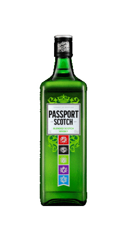 Passport Scotch Sticker