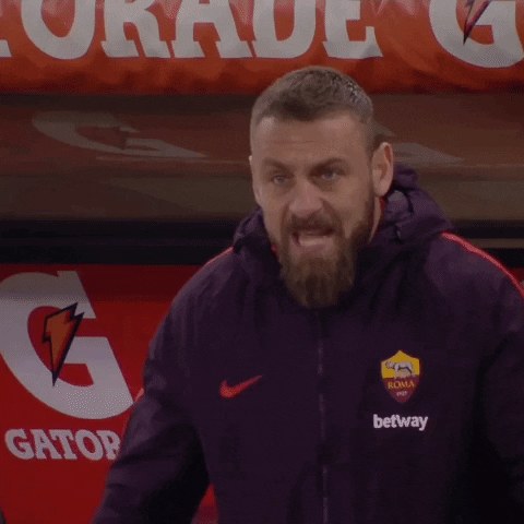 Screaming Lets Go GIF by AS Roma - Find & Share on GIPHY