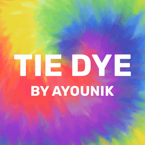 Tiedye GIF by Ayounik by Damia Frangie
