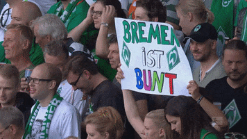 bundesliga fans GIF by SV Werder Bremen