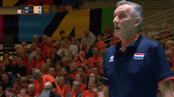 Hey You Point GIF by CEV - European Volleyball