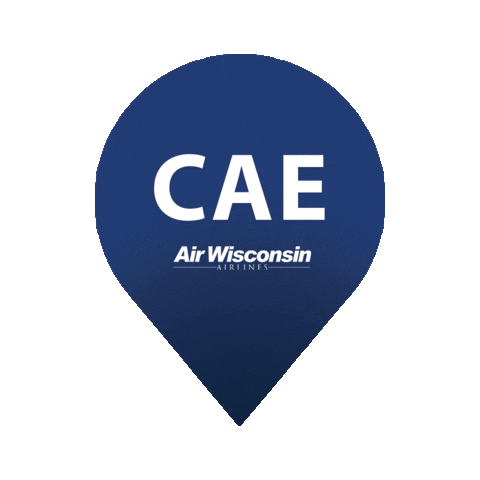 Airline Cae Sticker by Air Wisconsin