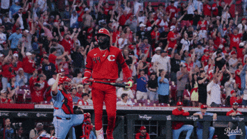 Home Run Celebration GIF by Cincinnati Reds