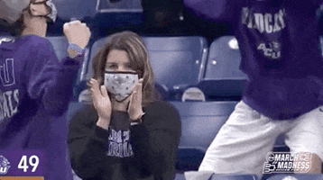 College Basketball Wow GIF by NCAA March Madness