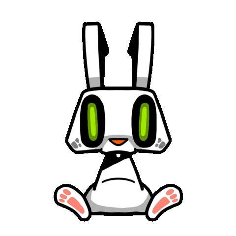 Rabbit Bounce Sticker