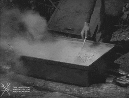 NationalWWIMuseum black and white military beans footage GIF