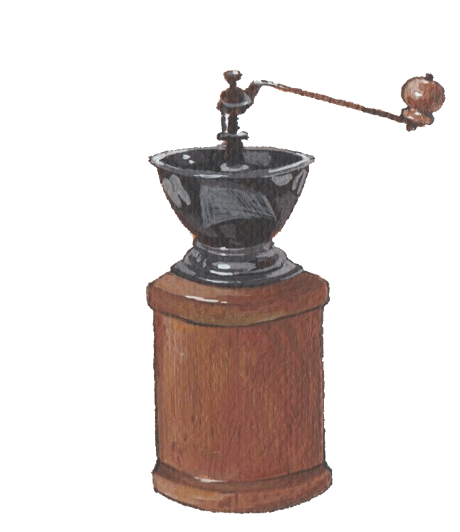 Coffee Grinder Sticker by haenaillust for iOS & Android GIPHY