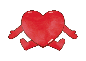 Broken Heart Love Sticker by Joelle James