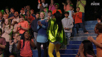 Liza Koshy Crowd GIF by Nickelodeon