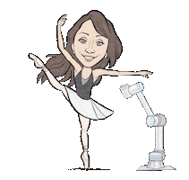 Dance Robot Sticker