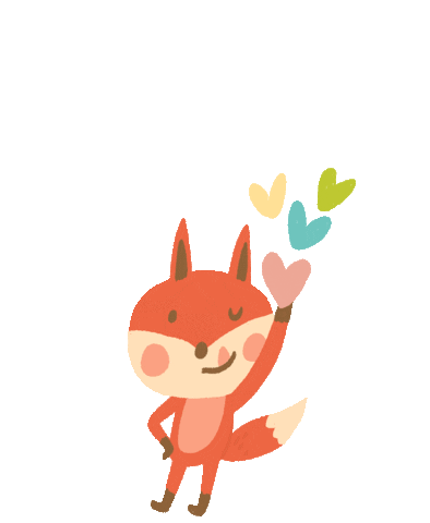 Fox Love Sticker by Miss NoProblem