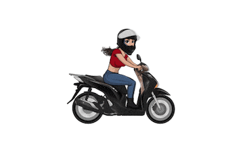 Sheilas Sticker by Mulheres de moto