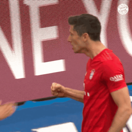 Robert Lewandowski Hug GIF by FC Bayern Munich - Find ...