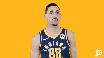 Flexing Goga Bitadze GIF by Indiana Pacers