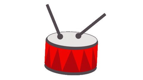 Mia Drum Sticker by Fanshawe College for iOS & Android | GIPHY