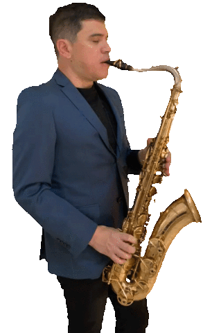Sticker Joueur de saxophone