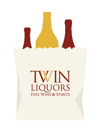 Cheers Wine Sticker by Twin Liquors