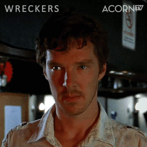 Nervous Benedict Cumberbatch GIF by Acorn TV