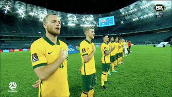 National Anthem Singing GIF by Football Australia