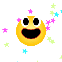 Happy Sticker