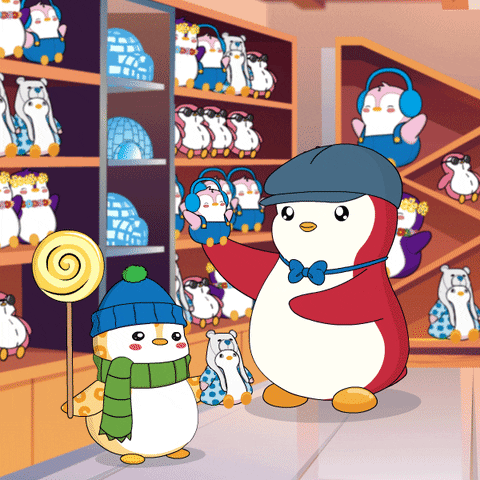 Teddy Bear Kids GIF by Pudgy Penguins