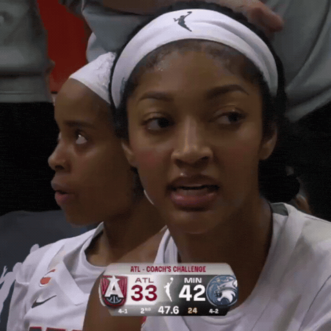 What Are You Looking At Side Eye GIF by Atlanta Dream