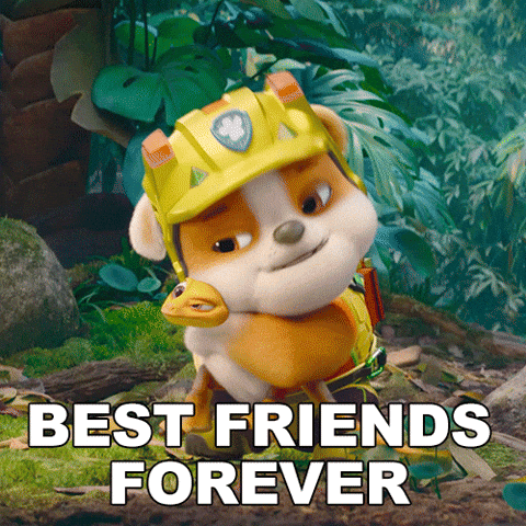 Best Friends Forever Nickelodeon GIF by Paw Patrol Movies