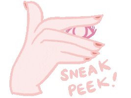 Peek A Boo Hand Sticker