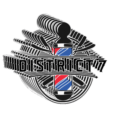 Barbershop D7 Sticker by Sunset Beach Trading Company