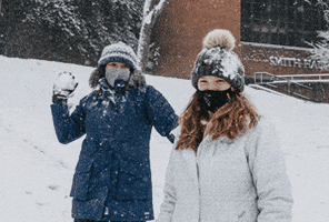 Snow Snowball GIF by Towson University