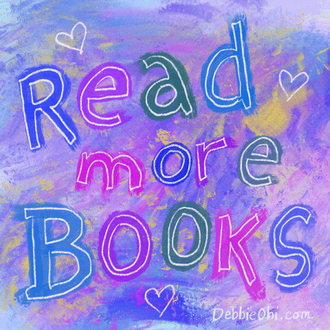 Read More Book Love GIF by Debbie Ridpath Ohi