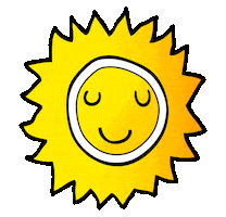Happy Sun Sticker by Het Klokhuis